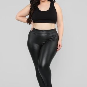 Lilian | Faux Leather Leggings